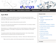 Tablet Screenshot of evinga.lt